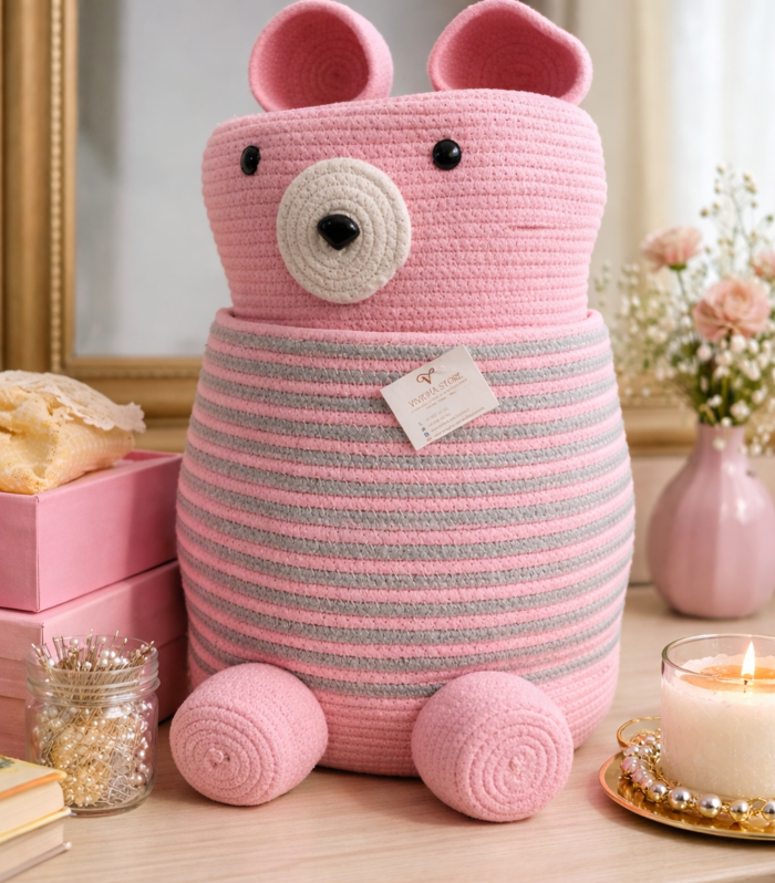 Handcrafted Rope Storage Basket