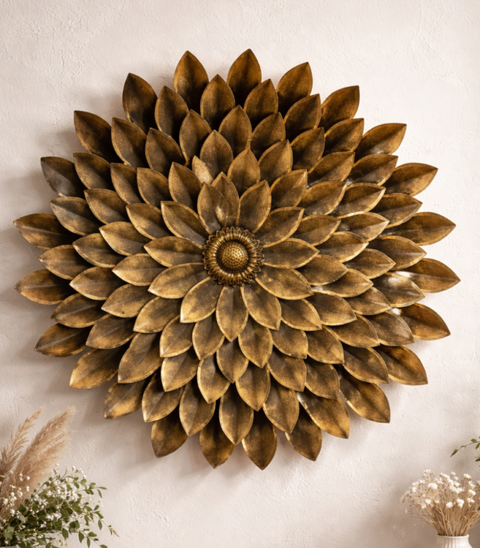 Metal Floral Wall Decor