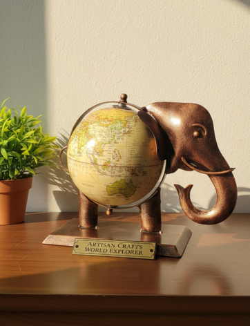 Elephant Globe Showpiece