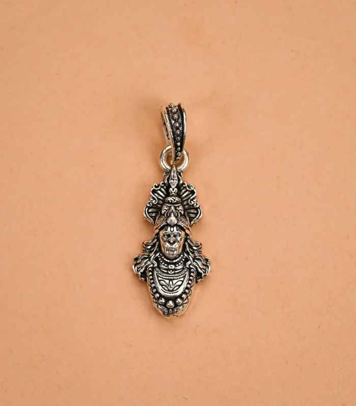 Veer Bajrangi Silver Pendant